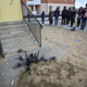 The drone, post-collision.